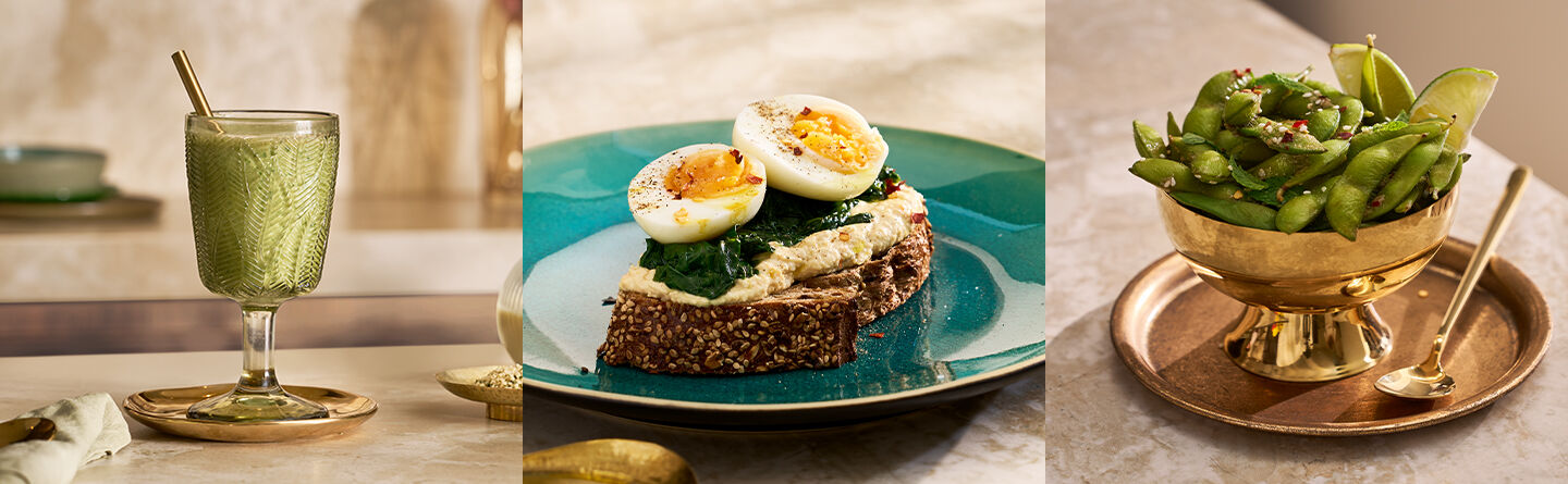  High protein breakfast, snack and shake