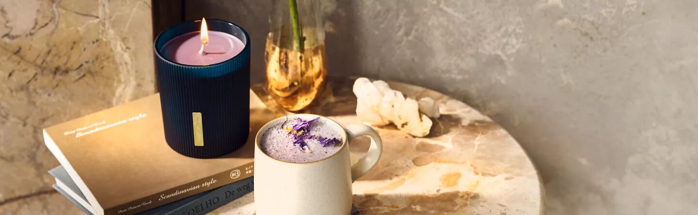 A purple moon milk recipe for sweet dreams