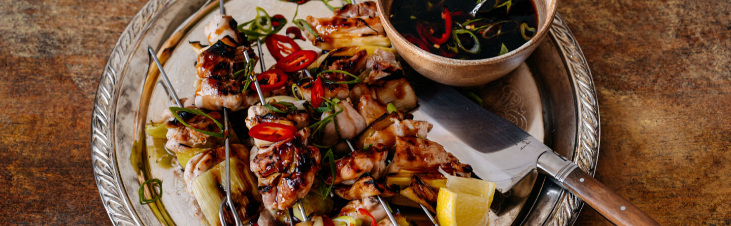 A restaurant-quality dish you can make at home: Chicken yakitori negima