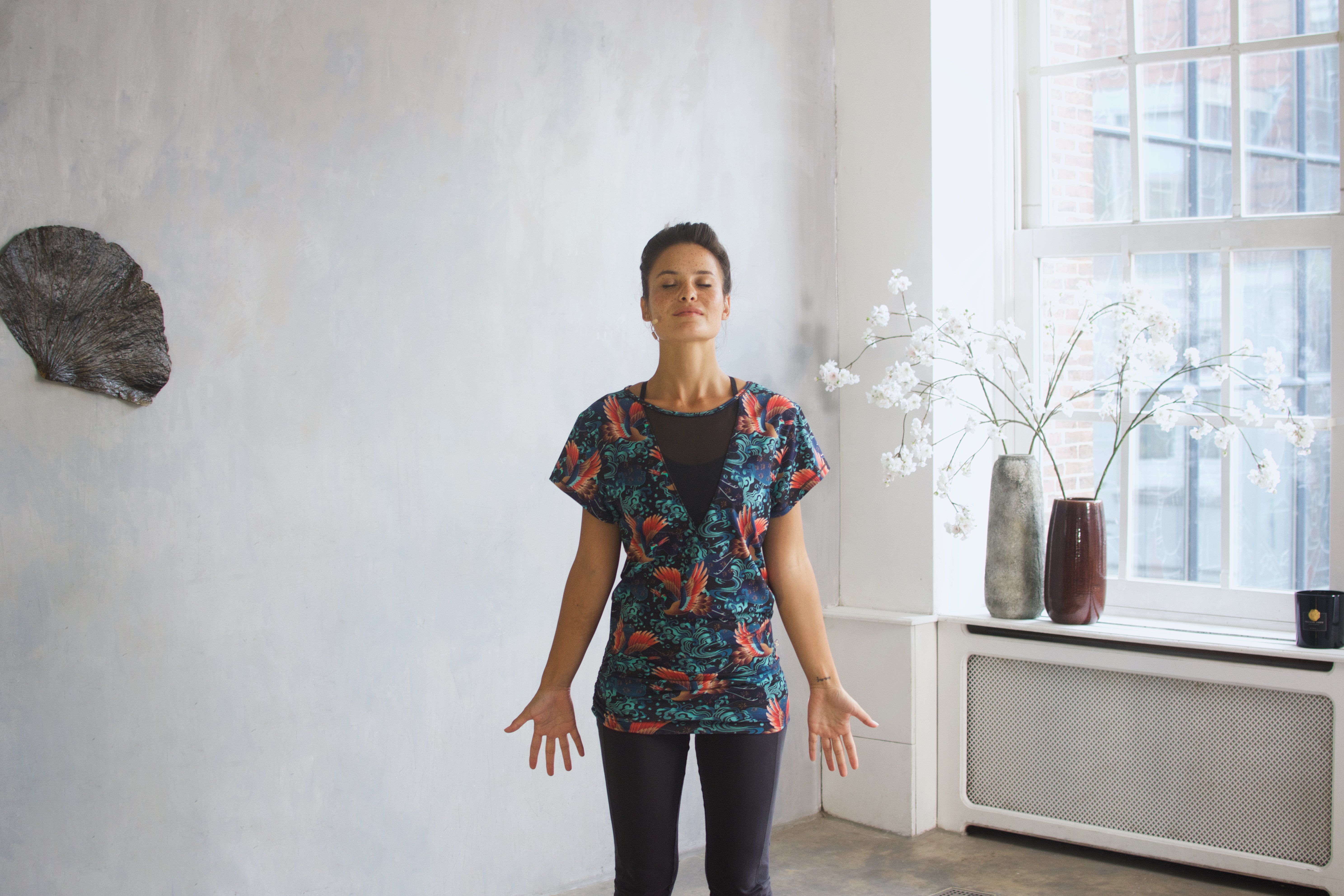 A grounding Vata yoga sequence