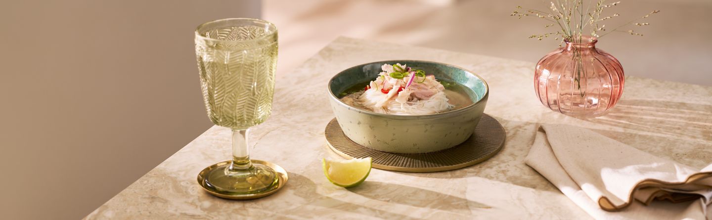 Warm up cold evenings with this slow cooked chicken Pho 