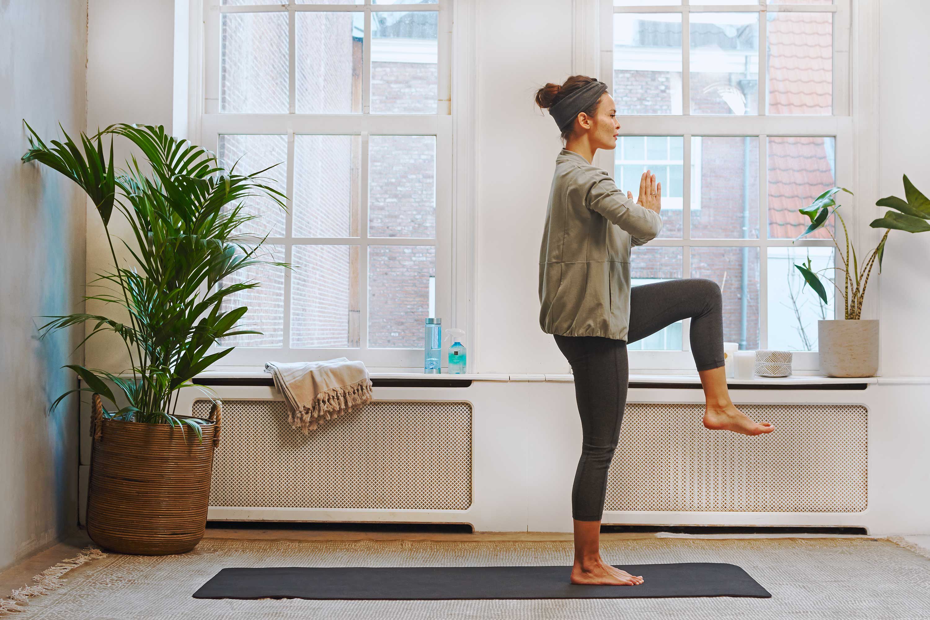 Warm up and unwind before your run with this yoga sequence