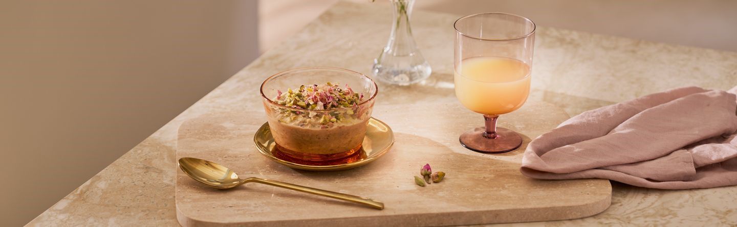 Prep to perfection: Overnight oats with pistachio, coconut & cardamom